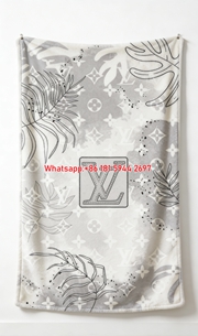 Luxury LV Print Flannel Throw Blanket 363